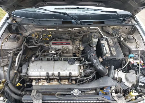 1991 Mazda Protege Dx from USA, damaged, VIN JM1BG2243M0219167